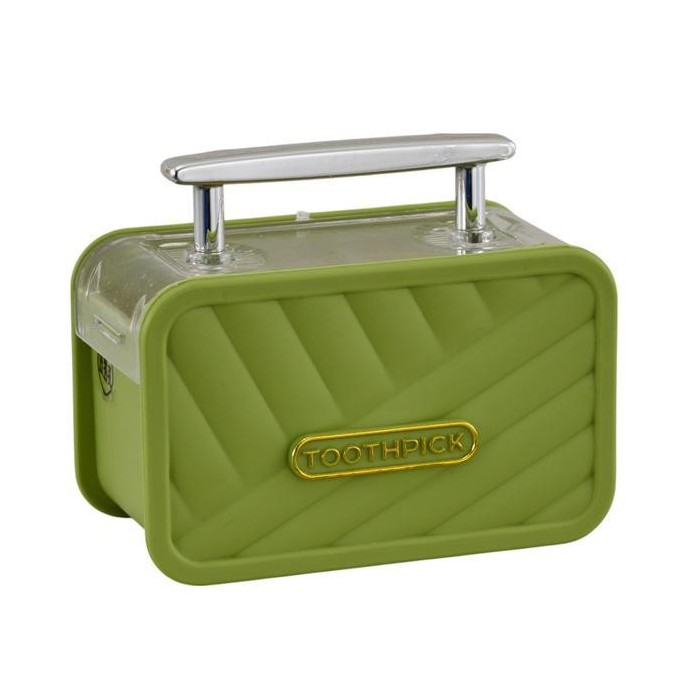 PSTUZZICADENTI VALIGIA VERDE